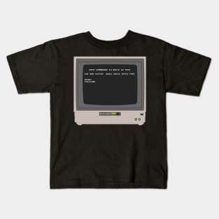 Commodore 64 Monitor Boot Kids T-Shirt